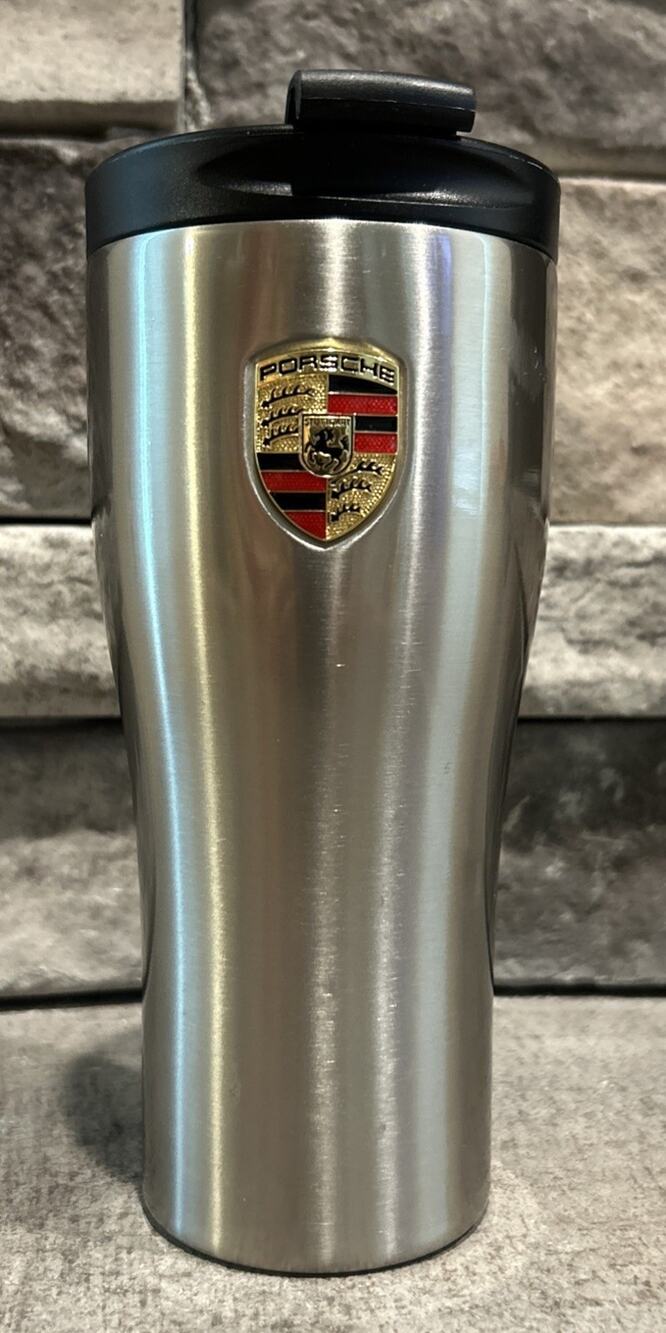 Porsche Stainless Steel Thermo Tumbler with Lid 15.6 oz